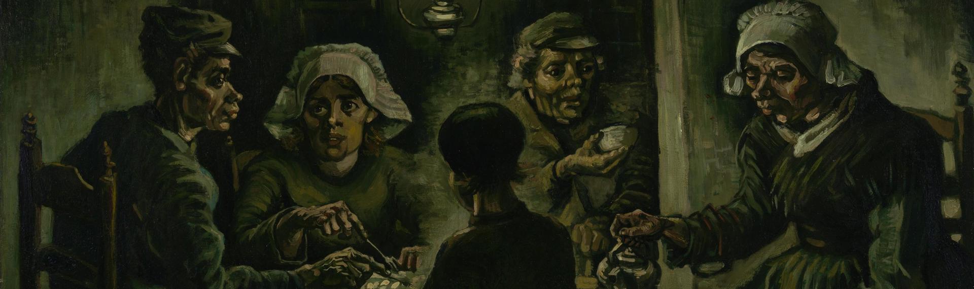 'De aardappeleters' is een bekend werk van Vincent van Gogh